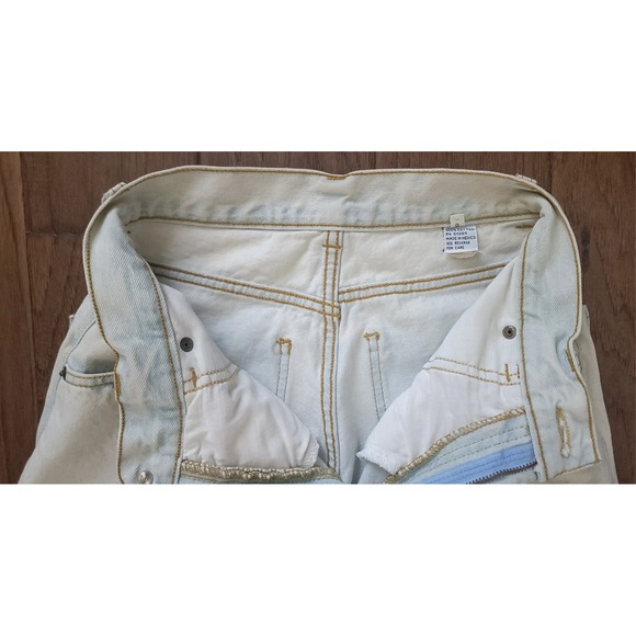 VGT Bugle Boy Acid Wash High Waist Tapered Basic Denim Jeans Sz 9 25x31 Women's - Picture 3 of 5